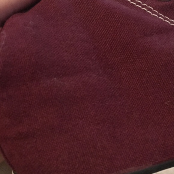 Women’s Maroon hi top converse - Picture 3 of 3